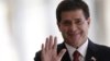 FILE - Paraguay's President Horacio Cartes gestures while in Brasilia, July 17, 2015. 