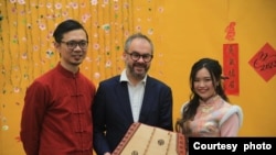 前英國保守黨國會議員史凱利(圖中)出席港人活動 (照片來源: Paul Scully)