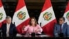 Presidenta de Perú es interrogada por investigación sobre presunta corrupción y enriquecimiento 
