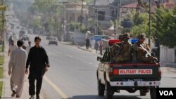 La ciudad de Abottabad donde fue abatido Osama bin Laden, es patrullada por policía militar de Pakistán.