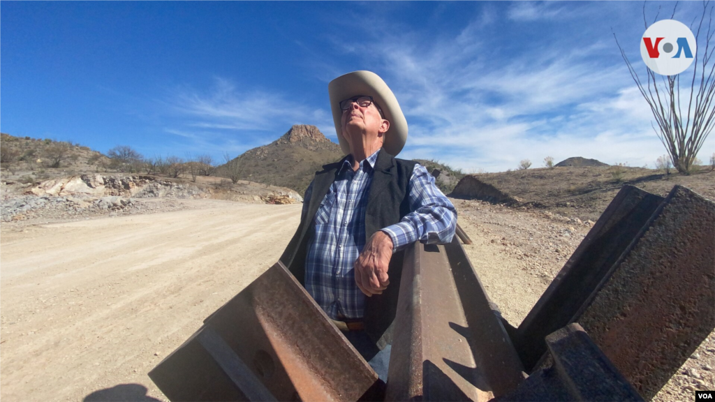 Jim Chilton, ranchero de Arivaca, Arizona, en la zona de la frontera donde se detuvo la construcción del muro.