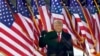 Presidente Donald Trump chega ao comício em Washington, 6 janeiro 2021