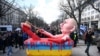 Протест проти переобрання чинного президента Росії Володимира Путіна у Берліні, 17 березня 2024 р. (Фото: Reuters)