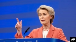 Урсула фон дер Ляйен. (AP Photo/Geert Vanden Wijngaert).