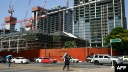 ရန်ကုန်မြို့ပေါ်က Yoma Central development ပရောက်ဂျက် ဆောက်လုပ်ရေးတခု (ဖေဖော်ဝါရီ ၇၊ ၂၀၂၅)