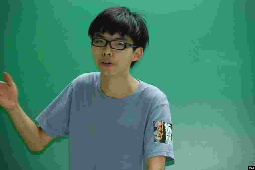 學民思潮召集人黃之鋒表示,希望中學生透過罷課不罷學的活動,成為一個更成熟的公民