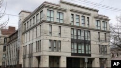 Будівля, відома як центр "фабрики тролів" в Санкт-Петербурзі