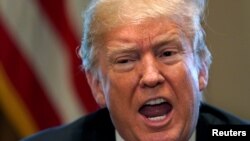 Donald Trump à Washington, le 1er mars 2018. 