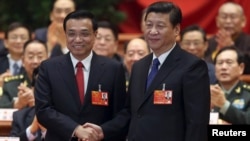 中國國家主席習近平和總理李克強。