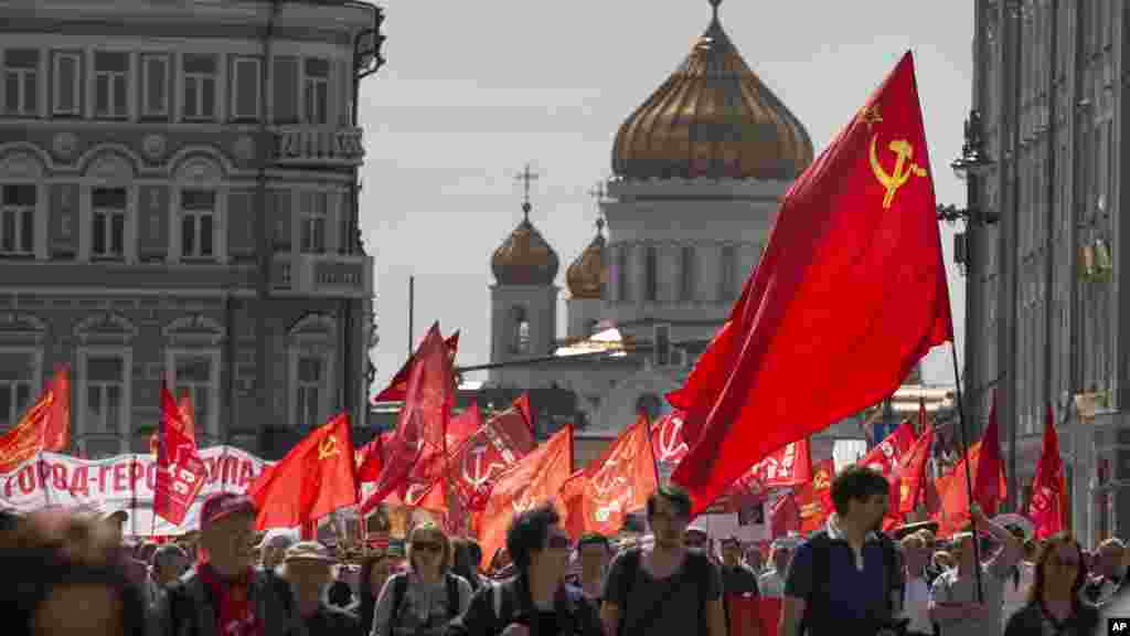 Babban Birnin Moscow ta kasar Rasha, ranar 1 ga watan Mayu, na 2017. 