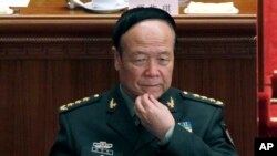 郭伯雄过去在中国人大会议上（资料图片）