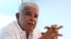 El presidente electo de Panamá, José Raúl Mulino, habla durante una entrevista con Reuters, en la Ciudad de Panamá, Panamá, el 8 de mayo de 2024.