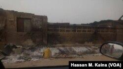 Des dégats suite à des affrontements entre des Hausa et des Gwari, Nigeria le 26 décembre 2017 