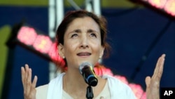 Ingrid Betancourt, ex-otage des Farc, Paris, le 20 juillet 2018