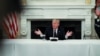 El presidente Trump durante una mesa redonda sobre el sector de la restauración celebrada el lunes en la Casa Blanca.