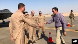 El secretario estadounidense de Defensa, Mark Esper, realiza una visita a Bagdad, Irak.