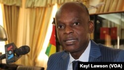 Robert Dussey, Lomé, le 31 juillet 2017. (VOA/Kayi Lawson)