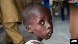 Daya daga cikin yaran da yuwa ta addabesu a jihar Bornon Najeriya sanadiyar yakin Boko Haram