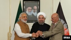 موافقتنامه سه جانبه چابهار با حضور حسن روحانی رئیس جمهوری ایران نارندرا مودی نخست وزیر هند و اشرف غنی رییس‌ جمهوری افغانستان در سال ۲۰۱۶ امضا شد