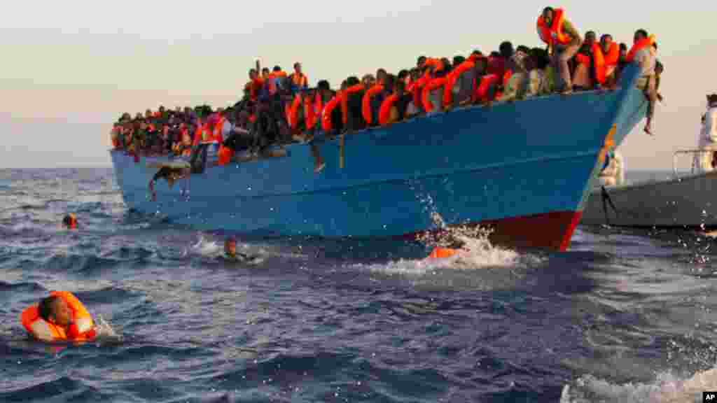 An ceto 'yan gudun hijira fiye da dubu shida da dari biyar yawancin su 'yan kasar Eritrea ne. AGUSTA 30, 2016