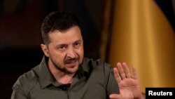 ولودیمیر زلنسکی، رئیس جمهوری اوکراین.