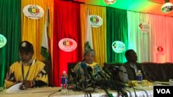 La présidente de la Commission électorale du Zimbabwe, Priscilla Chigumba, à Harare, le 30 juillet 2018. Elle a déclaré que deux candidats à la présidentielle avaient violé les lois électorales. (VOA)