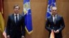 El secretario de Estado de EE. UU., Antony Blinken, y el ministro de Relaciones Exteriores de Alemania, Heiko Maas, durante una conferencia de prensa en Alemania el 8 de septiembre de 2021.
