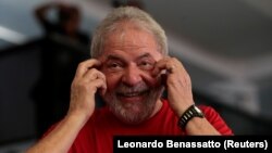 L'ancien président brésilien Luiz Inacio Lula da Silva à Sao Bernardo do Campo au Brésil, le 24 janvier 2018.