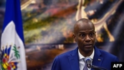 Presiden Haiti Jovenel Moïse dalam konferensi pers di Port-au-Prince, 7 Januari 2020. (Foto: dok).