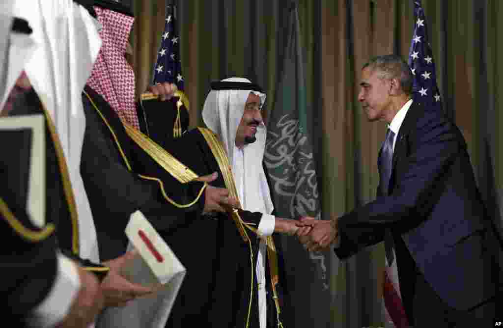 Obama azaliy ittifoqchilar bilan ko'rishmoqda