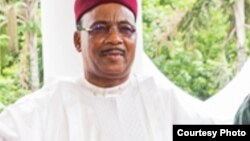 Shugaban Nijar Mahamoud Issoufou kuma dan takarar jam'iyyar PNDS Tarayya a zabe mai zuwa