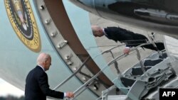 Predsednik Džo Bajden na putu za Izrael (Foto: MANDEL NGAN / AFP)