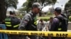 Nicaraguans are detained by immigration police officers in San Jose, Costa Rica, Aug. 19, 2018.