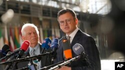 Жозеп Боррель и Дмитрий Кулеба. Брюссель, 29 августа 2024 г.