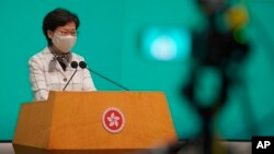 资料照：香港特首林郑月娥