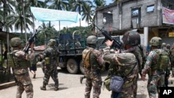 Pasukan pemerintah Filipina bersiap memerangi militan Muslim di Marawi (Foto: dok). 
