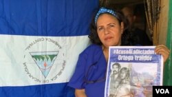 Liseth Pérez, excombatiente en Nicaragua, denuncia que el Gobierno sandinista se ha ensañado contra sus compañeros.