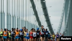 Marathon de New York le 2 novembre 2014.