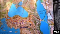 Xəzər, Qara və Aralıq dənizləri hövzəsi