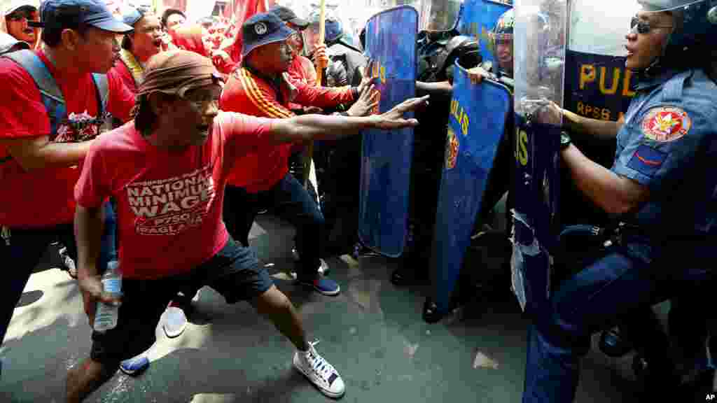  Birnin Manila ta kasar Philippines, Ranar 1 data watan Mayu 2017. 