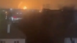 Взрыв после пожара, вспыхнувшего на Славянском нефтеперерабатывающем заводе в Краснодарском крае, 17 марта 2024 года. 