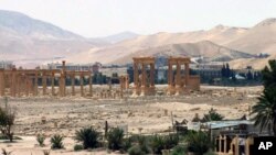 L'ancienne ville romaine de Palmyre, au nord est de la Syrie