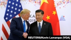 美國總統特朗普與中國國家主席習近平6月29日在大阪會晤。