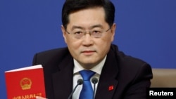 中國外交部長秦剛在“兩會”