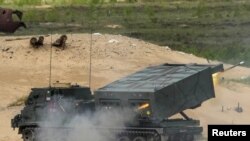 Військові навчання Summer Shield 2022 на базі в Адажі, Латвія. 