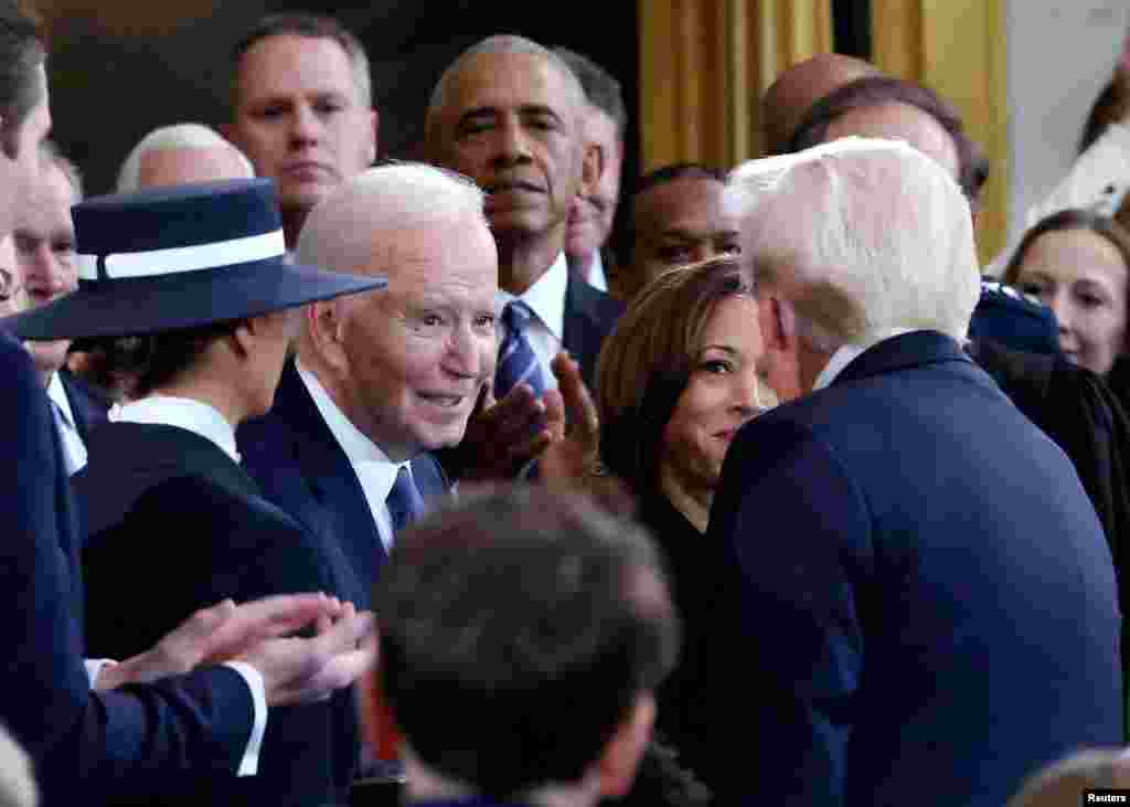 Joe Biden yahora ari prezida wa Amerika, na Barck Obama yigeze kuba prezida wa Amerika.