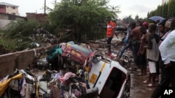 Abun da ambaliyar ruwa ya jawo a Accra Ghana