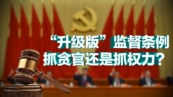 时事大家谈: 中共“升级版”监督条例，抓贪官还是抓权力？