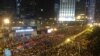 數萬港人重返金鐘抗議政府擱置對話