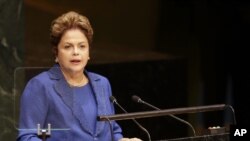 Dilma Roussef, présidente du Brésil, Nations Unies, New-York, 24 septembre 2014.